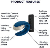 Vibrador Double Love Satisfyer - Blue - Cake Sex Shop 2